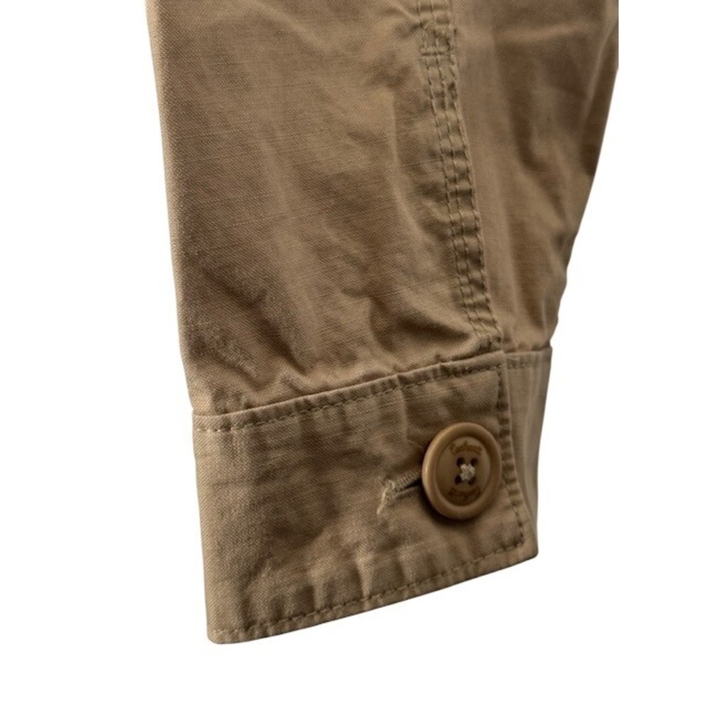 Carhartt For Women Khaki Cotton Utility Jacket Full Button Front Pockets XL - Picture 8 of 11